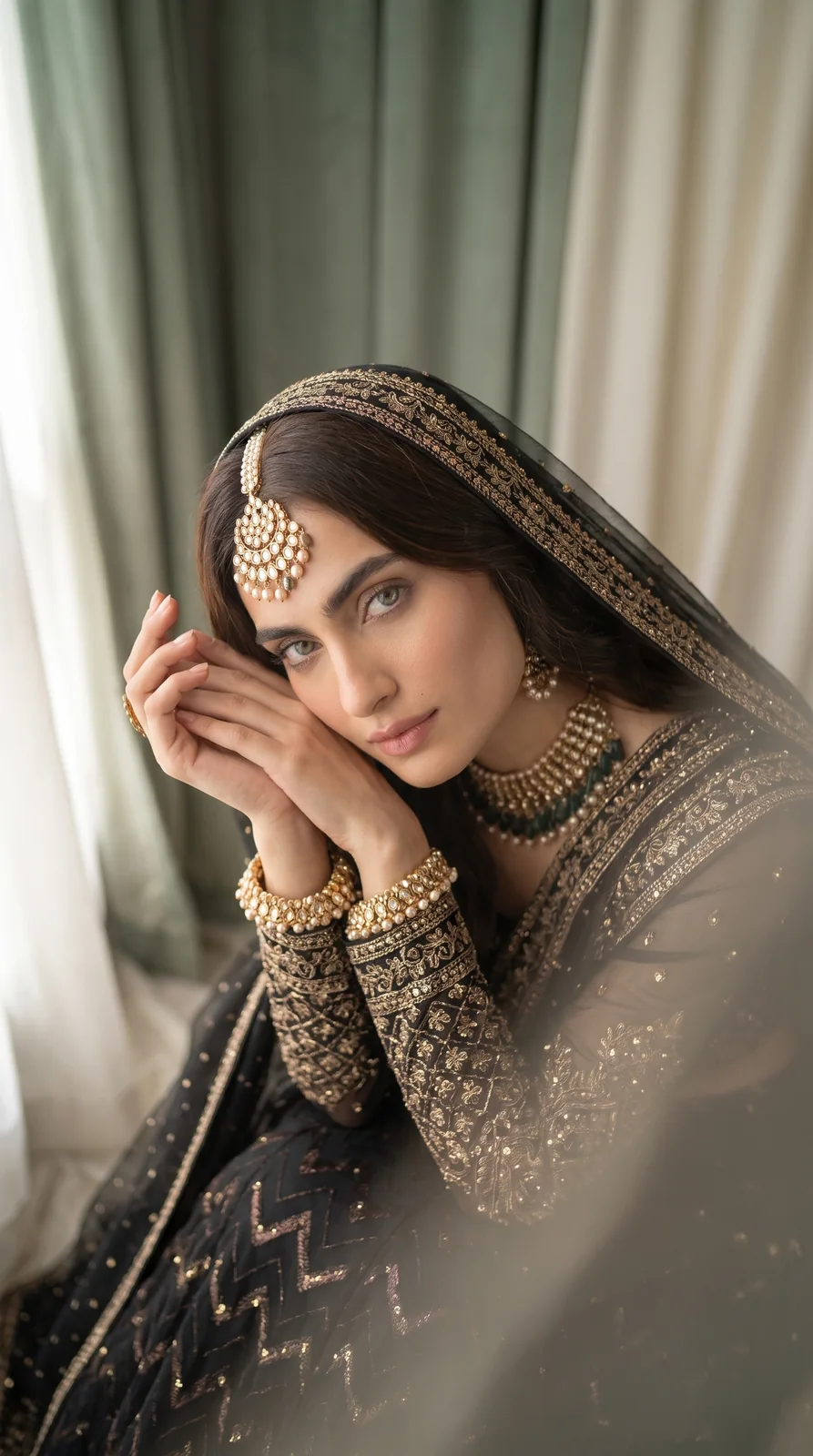 Royal Kundan & Zari Detail